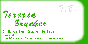 terezia brucker business card